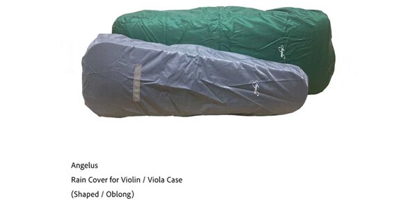 Angelus ( アンジェラス )  / Rain Cover for Violin Case Shaped ﾀﾞｰｸｸﾞﾘｰﾝ 4/4 分数画像3