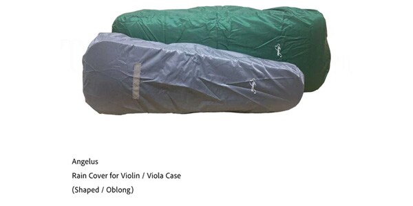 Angelus ( アンジェラス )  / Rain Cover for Viola Case Oblong ﾀﾞｰｸｸﾞﾘｰﾝ画像2