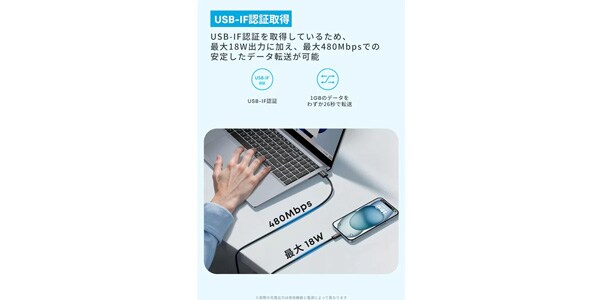Anker ( アンカー )  / Anker Zolo USB-C & USB-A ケーブル 1.8m ブラック画像3