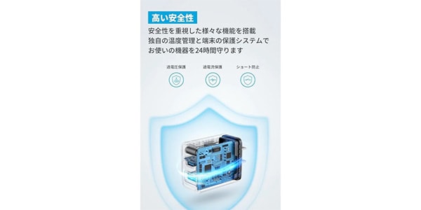Anker ( アンカー )  / Anker Charger (20W, 2-Port) with USB-C＆USB-C ケーブル画像6