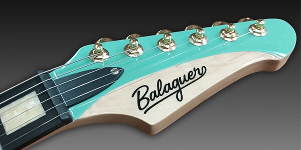 Balaguer Guitars ( バラゲール・ギターズ )  / TheEspada T-BAR2.0 T.Pizzuti Gloss Metallic Cool Green画像5