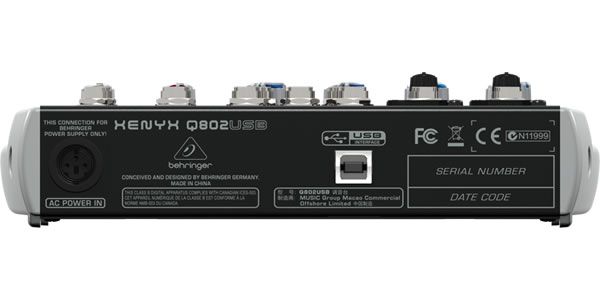 BEHRINGER ( ベリンガー )  / XENYX Q802USB アナログミキサー画像4