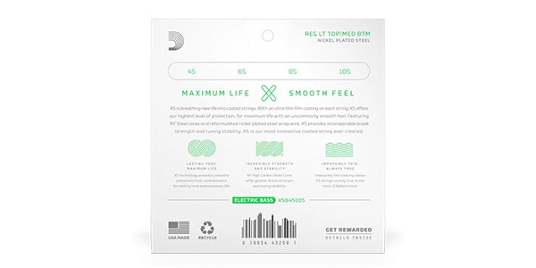 DADDARIO ( ダダリオ )  / XSB45105 Light Top/Medium Bottom / Long Scale Set画像3