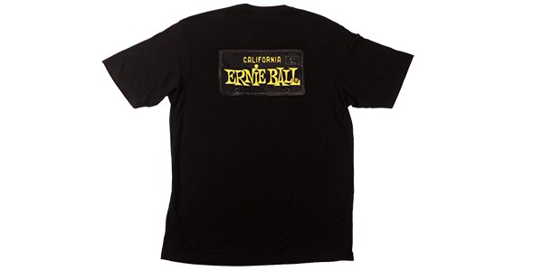 ERNIE BALL ( アーニー・ボール )  / CA License Plate T-Shirt LG画像2