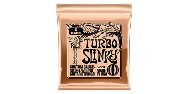 ERNIE BALL ( アーニー・ボール )  / Turbo Slinky Nickel Wound Electric Guitar Strings 9.5-46 Gau
