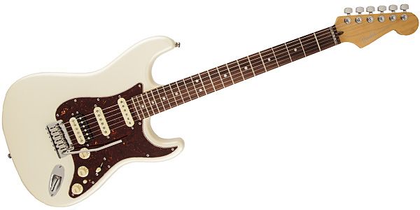 Fender American Deluxe Stratocaster HSS Shawbucker」！HSSの