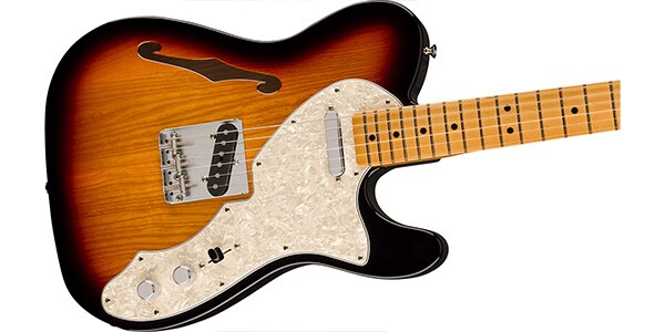 FENDER ( フェンダー )  / Vintera II 60s Telecaster Thinline Maple FB 3-Color Sunburst画像4