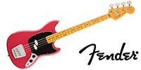 FENDER / American Pro Classic Mustang Bass M FB Faded Dakota Red