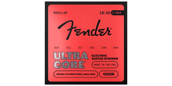 FENDER ( フェンダー )  / 1250 Ultracore Guitar Strings 1250R Gauges .010-.046 (6) 3P