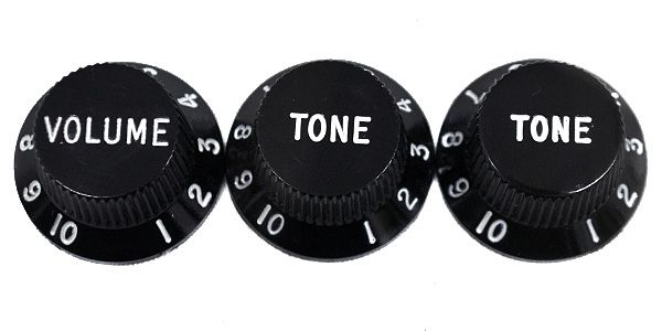 FENDER ( フェンダー )  / STRATOCASTER KNOBS Black 画像2