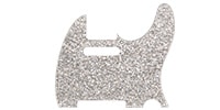 FENDER / Hybrid Glass/Glitter Tele S/S Pickguard Silver Sparkle