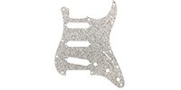 FENDER / Hybrid Glass/Glitter Strat S/S/S PG Silver Sparkle