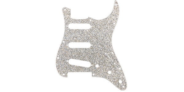 FENDER ( フェンダー )  / Hybrid Glass/Glitter Strat S/S/S PG Silver Sparkle