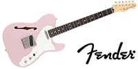 FENDER / MJI Ltd Kusumi  Telecaster Thinline, RW FB, Kusumi Pink
