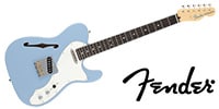 FENDER / MJI Ltd Kusumi  Telecaster Thinline, RW FB, Kusumi Blue