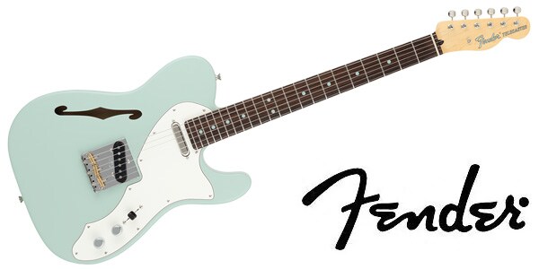 FENDER ( フェンダー )  / MJI Ltd Kusumi  Telecaster Thinline, RW FB, Kusumi Green