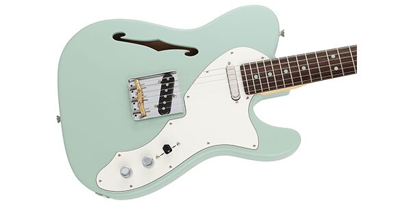 FENDER ( フェンダー )  / MJI Ltd Kusumi  Telecaster Thinline, RW FB, Kusumi Green画像4