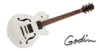 GODIN GUITAR / MONTREAL PREMIERE HT TRANS WHITE