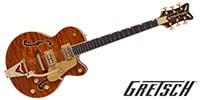 GRETSCH / Falcon Center Block Jr. Bigsby Quilted Maple Roundup Orange