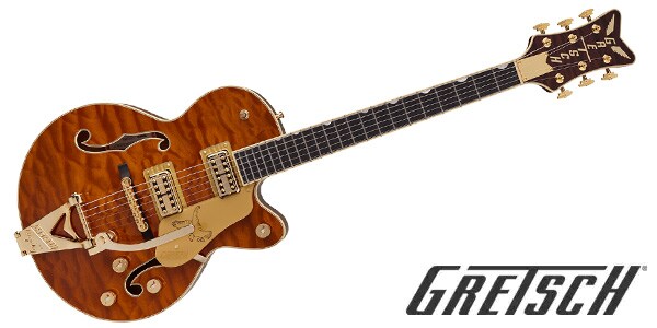 GRETSCH ( グレッチ )  / Falcon Center Block Jr. Bigsby Quilted Maple Roundup Orange