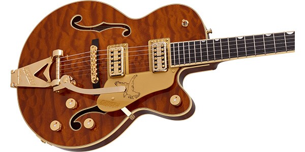 GRETSCH ( グレッチ )  / Falcon Center Block Jr. Bigsby Quilted Maple Roundup Orange画像4