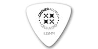 GROVER ALLMAN / Celluloid / Large / Triangle Pro / White / 1.35mm