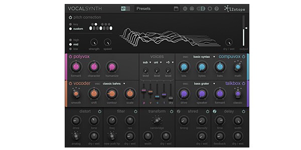 iZotope ( アイゾトープ )  / VocalSynth 画像2