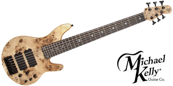 Michael Kelly Guitars ( マイケルケリーギターズ )  / Ele Bass Pinnacle 6 Burl top Nat