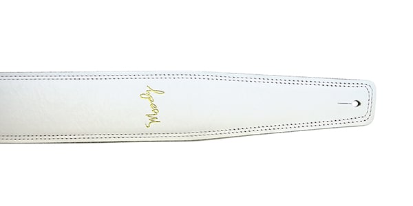 MOODY STRAPS ( ムーディーストラップ )  / Leather&Leather 2.5" Standard White/Sakura画像2