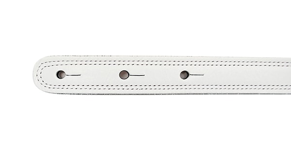 MOODY STRAPS ( ムーディーストラップ )  / Leather&Leather 2.5" Standard White/Sakura画像4
