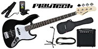 PLAYTECH / JB420 Black エレキベース 初心者入門セット