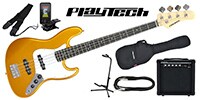 PLAYTECH / JB420 Gold エレキベース 初心者入門セット