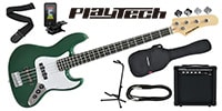 PLAYTECH / JB420 Green エレキベース 初心者入門セット