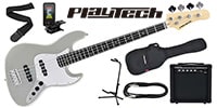 PLAYTECH / JB420 Grey エレキベース 初心者入門セット