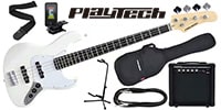 PLAYTECH / JB420 White エレキベース 初心者入門セット