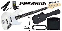 PLAYTECH / JB420 White エレキベース 初心者入門セット