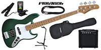 PLAYTECH / JB480 Green エレキベース 初心者入門セット