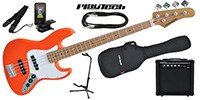 PLAYTECH / JB480 Orange エレキベース 初心者入門セット