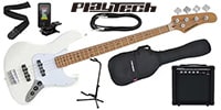 PLAYTECH / JB480 White エレキベース 初心者入門セット