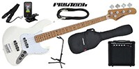 PLAYTECH / JB480 White エレキベース 初心者入門セット