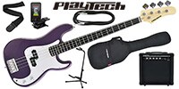 PLAYTECH / PB450 Purple エレキベース 初心者入門セット
