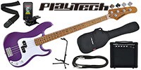 PLAYTECH / PB480 Purple エレキベース 初心者入門セット