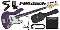 PLAYTECH / JB420 Purple エレキベース 初心者入門セット
