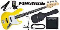 PLAYTECH / JB420 Yellow エレキベース 初心者入門セット