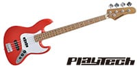 PLAYTECH / JB480 Red 【カーボナイズド・メイプルネック】