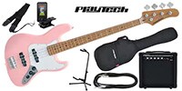PLAYTECH / JB480 Pink エレキベース 初心者入門セット