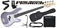 PLAYTECH / PB450 Metallic Blue エレキベース 初心者入門セット