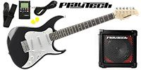 PLAYTECH / PLAYPACKII BLACK Rose ギターセット