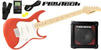 PLAYTECH / PLAYPACKII Maple Metallic Red ギターセット