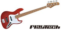 PLAYTECH / JB480 Metallic Red 【カーボナイズド・メイプルネック】